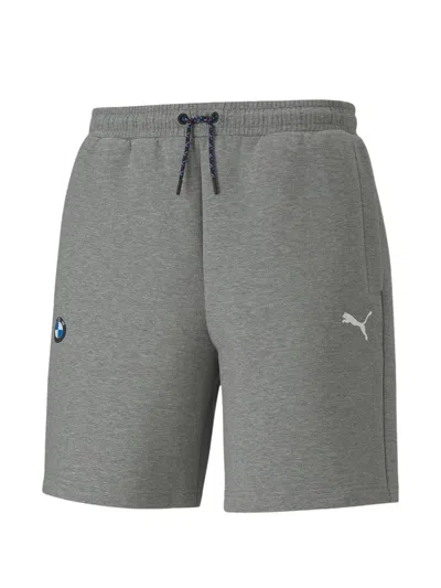 Puma X Bmw Motorsport Drawstring Shorts In Gray