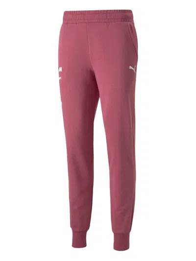 Puma X Bmw Motorsport Essentials Track Pants In Pink