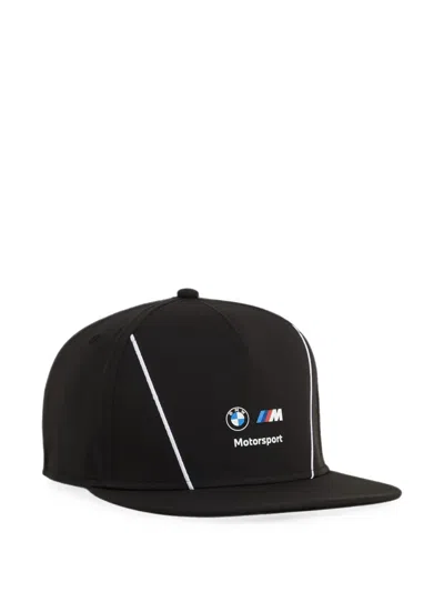 Puma X Bmw Motorsport Flat Brim Cap In Black