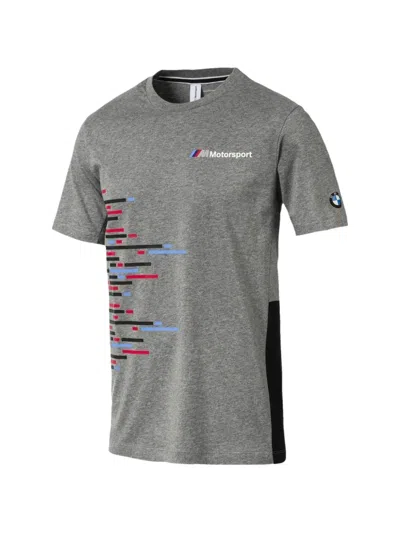 Puma X Bmw Motorsport Graphic T-shirt In Gray