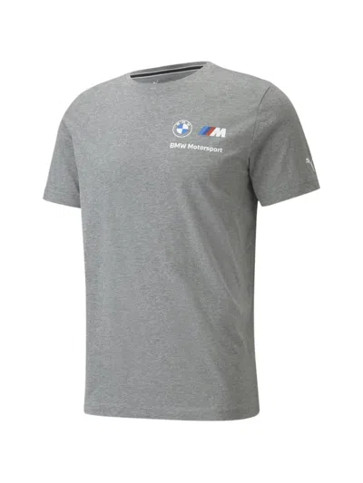 Puma X Bmw Motorsport Logo T-shirt In Gray