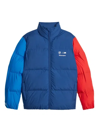 Puma X Bmw Motorsport Padded Jacket In Blue