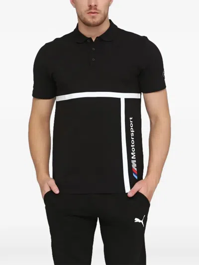 Puma X Bmw Motorsport Polo Shirt In Black