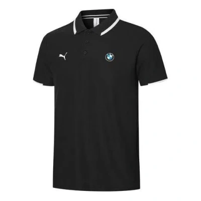 Puma X Bmw Motorsport Polo Shirt 'black White'