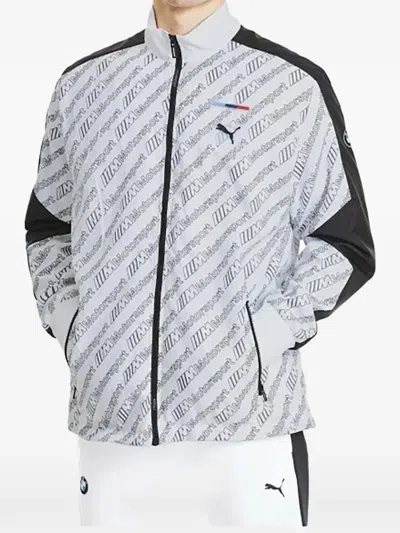 Puma X Bmw Motorsport Street Jacket In Gray