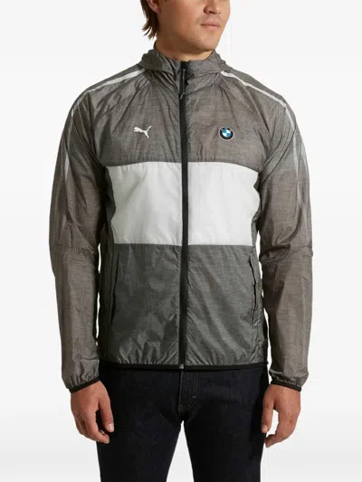 Puma X Bmw Motorsport T7 Jacket In Gray