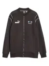 Puma X Bmw Motorsport Zip-up Sweatshirt In Neutral