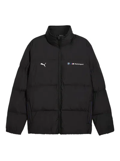 Puma X Bmw Motorsports Ess+ Puffer Jacket In Black