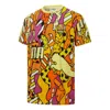 Puma X Britto Aop Tee Sports Unisex Orange In Orange
