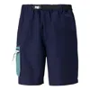 Puma X Butter Goods Rip Stop Cargo Short 'navy' In Blue