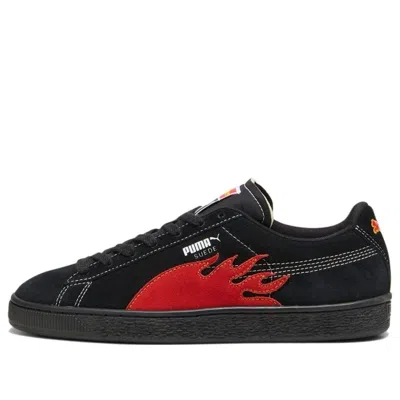 PUMA PUMA X BUTTER GOODS SUEDE CLASSIC SHOES 'BLACK RED'
