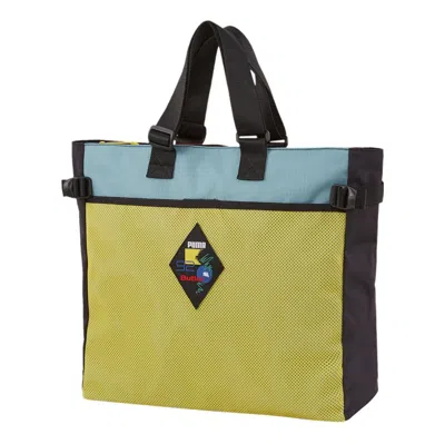 Puma X Butter Goods Tote Bag 'yellow Blue Red Orange' In Multi