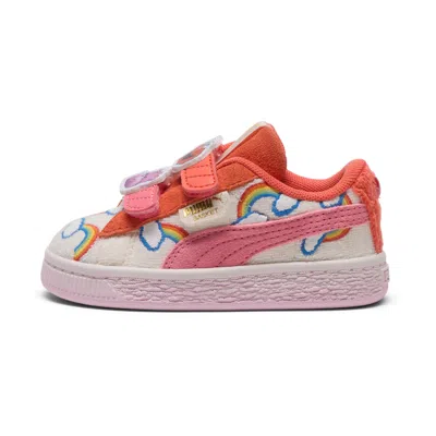 Puma Babies' X Care Bears X Sesame Street Basket Toddlers' "elmo Cheer" Easy On Sneakers In Multi