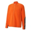 Puma X Central Saint Martins Crossover Casual Loose Stand Collar Knit Jacket Flame Orange
