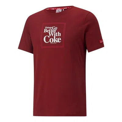 Puma X Coca Cola Graphic Tee 'red'