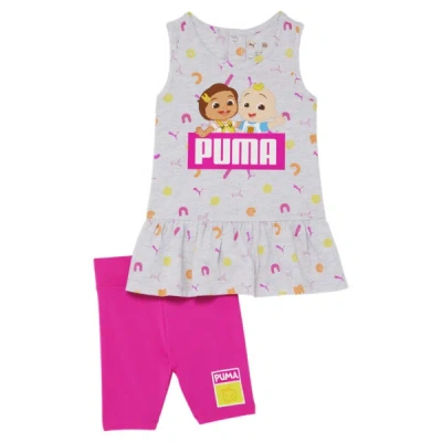 Puma Babies' X Cocomelon Toddler Two-piece Sleeveless Set In Multi