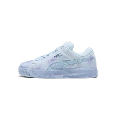 Puma X Collina Strada Suede Xl Tie Dye Women's Sneakers In Frosted Dew-gray Skies