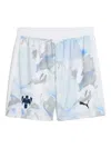 Puma X Cwc Monterrey Soccer "white/navy" Shorts In Multi