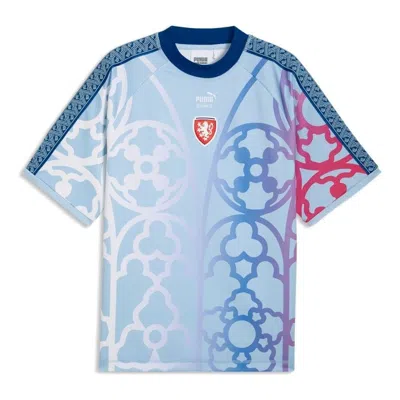 Puma X Czechia X Salehe Bembury King Graphic-print T-shirt In Blue