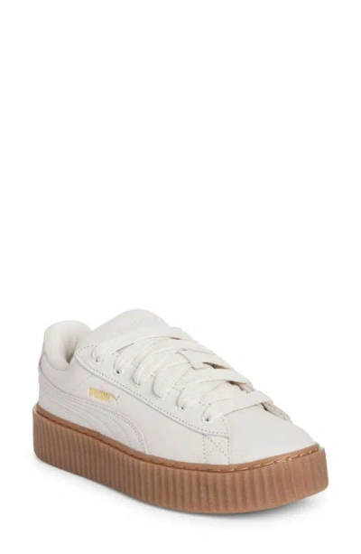 Puma X Fenty Creeper Trainer In Warm White- Goldum