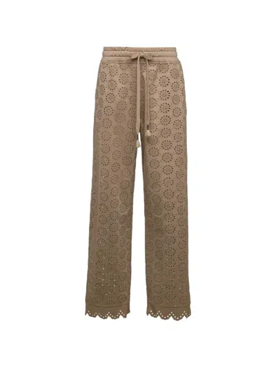 Puma X Fenty Die Cut Track Pants In Brown