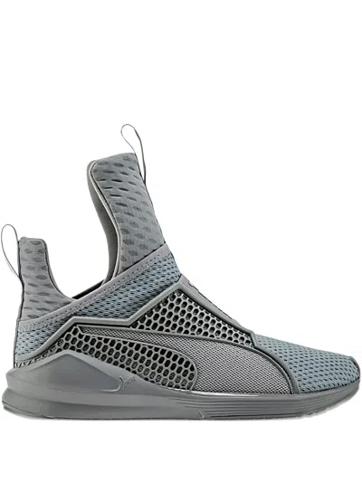 Puma X Fenty High-top Sneakers In Gray