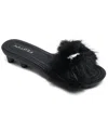 Puma X Fenty Faux Fur Slide In Black