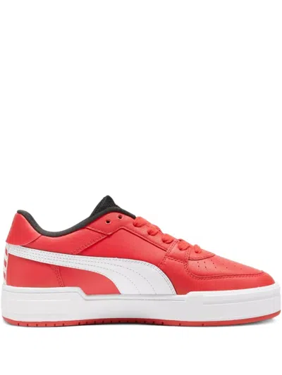 Puma X Ferrari Ca Pro "red/white" Sneakers In Multi