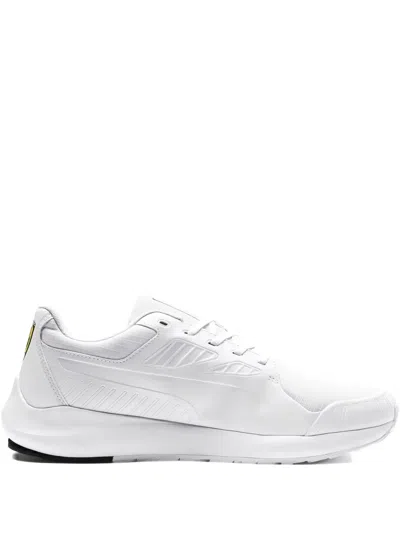 Puma X Ferrari Lace-up Sneakers In White