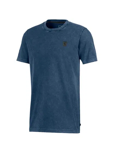 Puma X Ferrari Logo-plaque T-shirt In Blue