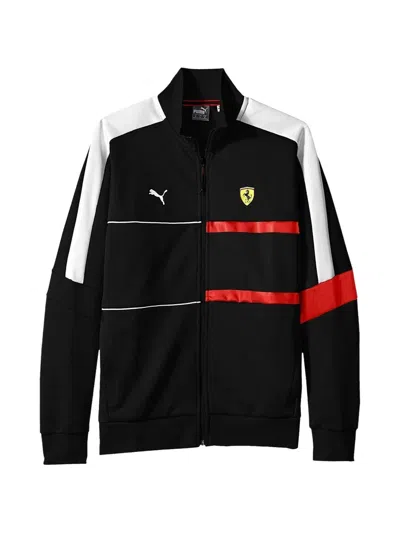 Puma X Ferrari Logo-print Sweatshirt In Black