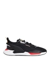 Puma X Ferrari Man Sneakers Black Size 6.5 Polyurethane, Polyester In Black