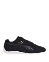 Puma X Ferrari Man Sneakers Black Size 7.5 Leather, Polyester In Black