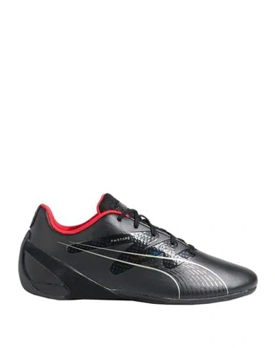 Puma X Ferrari Man Sneakers Black Size 7.5 Polyurethane