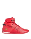 Puma X Ferrari Man Sneakers Red Size 8 Polyurethane, Polyester In Red
