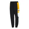 Puma X Ferrari Men's Race Statement Track Trousers 'yellow' In Black