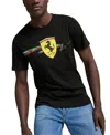Puma Shield Graphic T-shirt In  Black