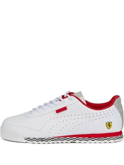 Puma X Ferrari Roma Perforated "white/red" Sneakers