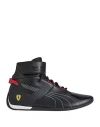 Puma X Ferrari Man Sneakers Black Size 8.5 Polyurethane, Polyester In Black