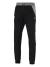 Puma X Ferrari Stadium Drawstring "black" Track Pants In Black