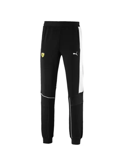 Puma X Ferrari Strip-detail Track Pants In Black