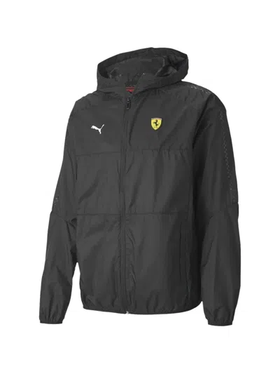 Puma X Ferrari T7 Hooded Jacket In Black