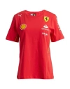 Puma X Ferrari Woman T-shirt Red Size M Cotton In Red