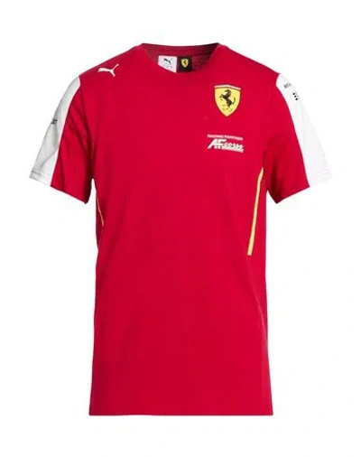 Puma X Ferrari X Ferrari Man T-shirt Red Size Xxl Cotton