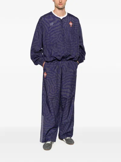 Puma X Fpf X Sb King Graphic-print Track Pants In Black