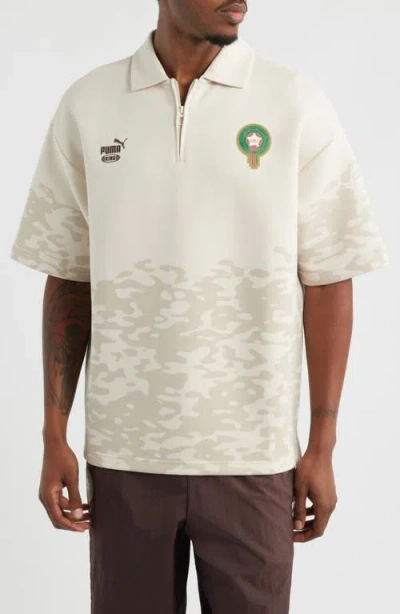 Puma X Frm X Salehe Bembury Polo In Neutral