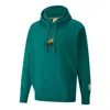 Puma X Garfield Hoodie 'parasailing' In Green