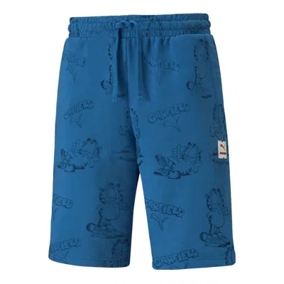 Puma X Garfield Printed Shorts 'vallarta Blue'