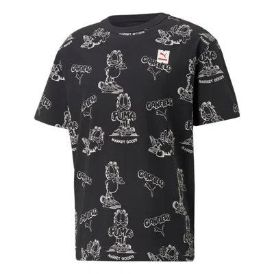 Puma X Garfield Printed Tee 'black'
