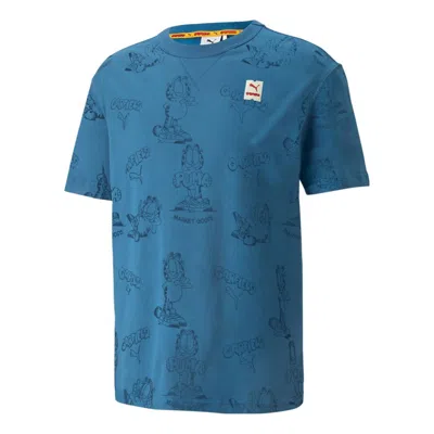 Puma X Garfield Printed Tee 'vallarta Blue'